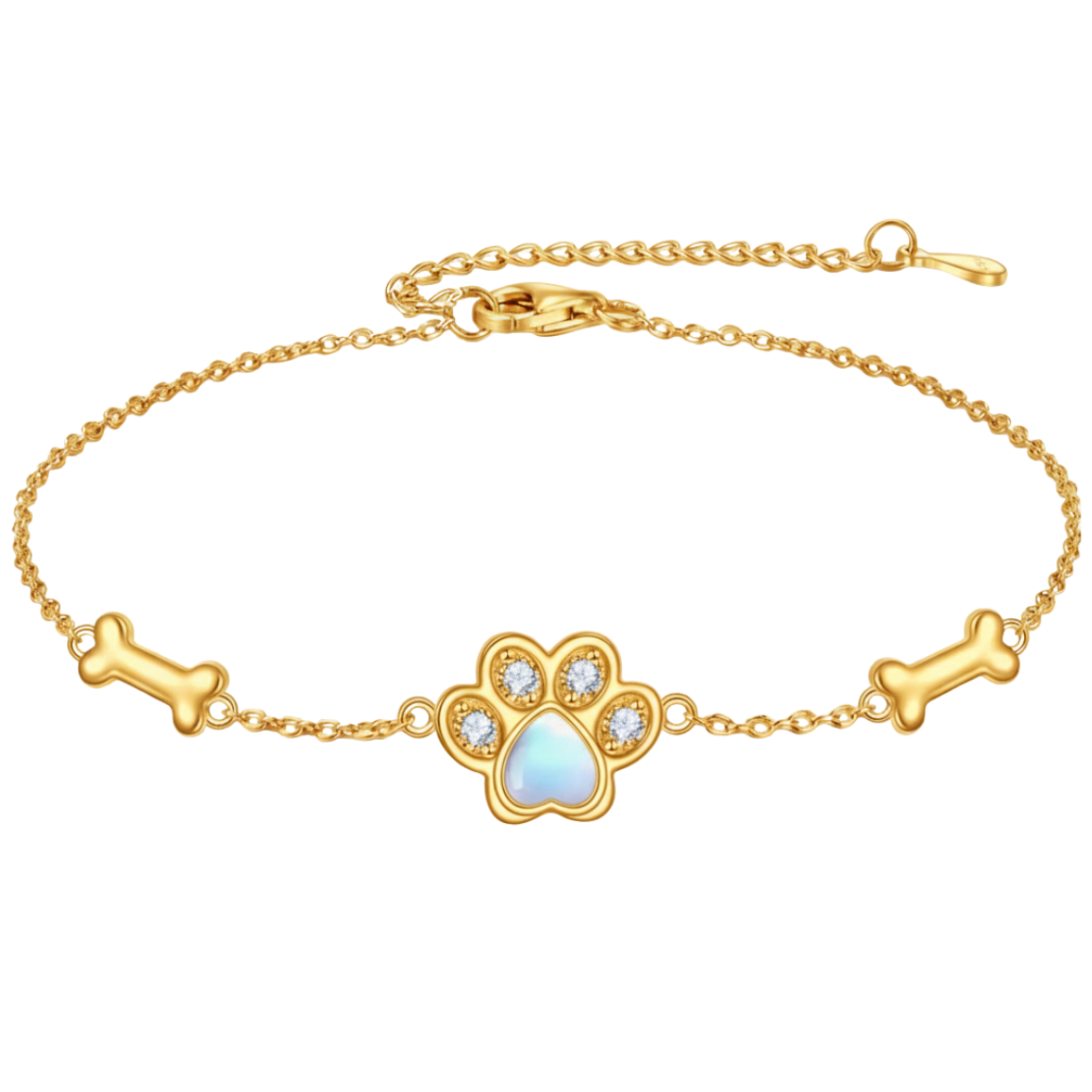 Moonstone Pupprint Bracelet