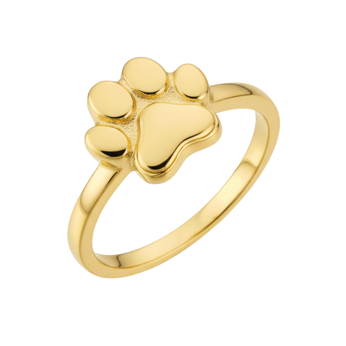 Regal Paw Crest Ring