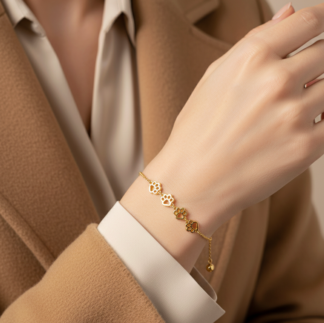 Paws of My Heart Bracelet