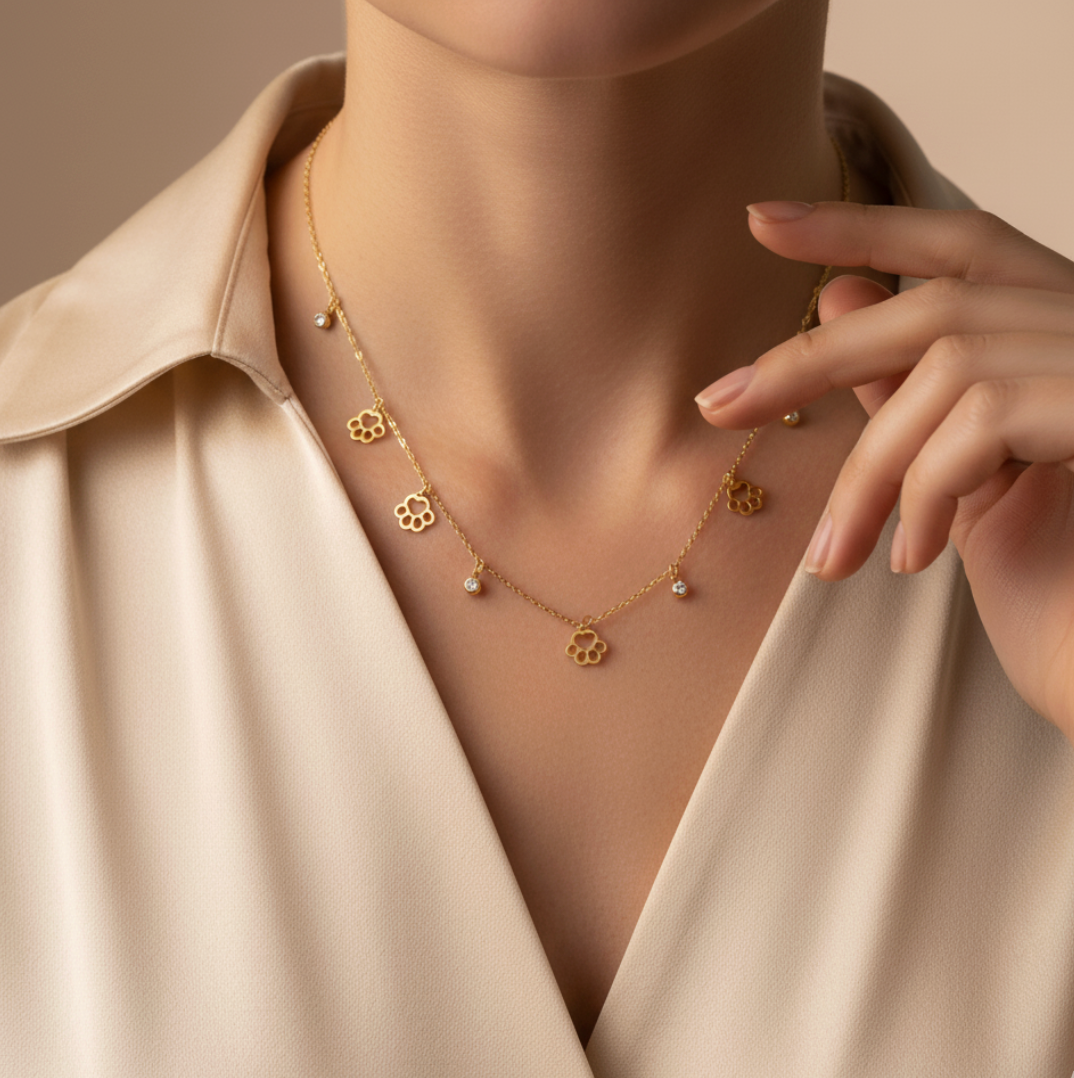 The PawDrop Charm Necklace